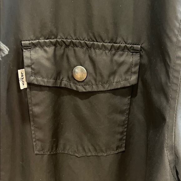 Levi's Black Windbreaker with Blue Lining - Picture 3 of 6